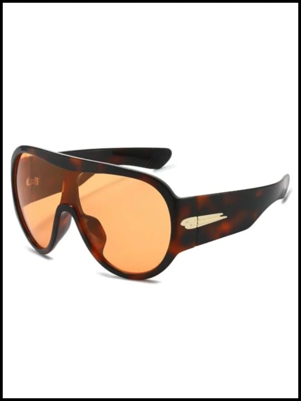 Retro Oversized Pilot Sunglasses Large Big Frame UV400 Protection